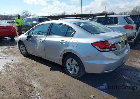 2013 Honda Civic Lx из США, поврежденный, VIN 19XFB2F57DE075827
